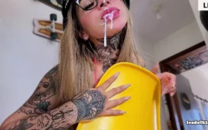 Live with Lots of Milk on My Face