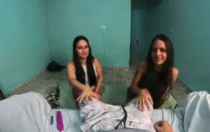 Wife Sharing Her Husband’s Penis with Her Friend