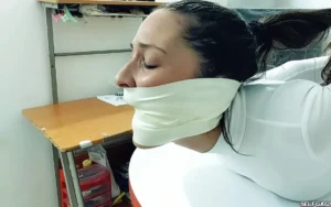 Elvira’s Tightest Hogtie – Gagged, Helpless and Humiliated