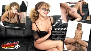 GERMAN SCOUT – Slim German Latina Mature Jessie Lie Pick Up for First Casting Fuck